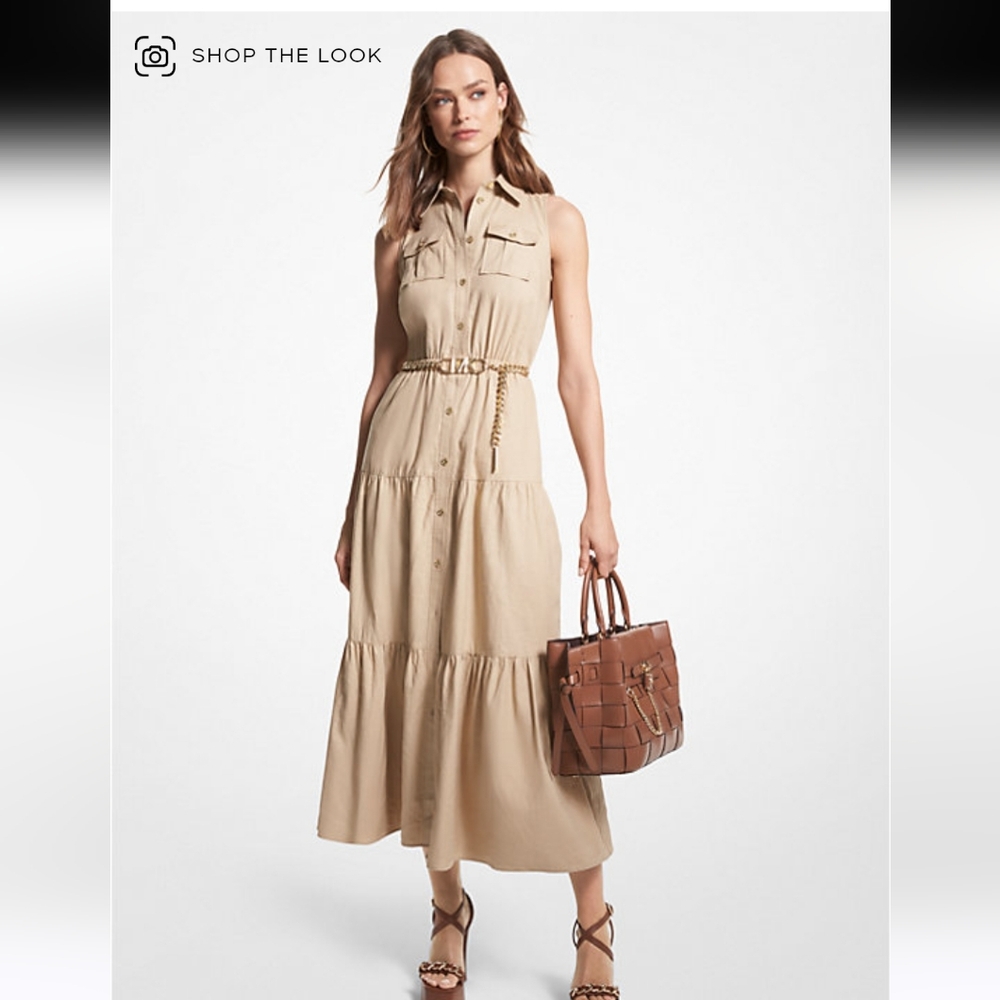 Micheal KORS Tan Maxi Dress